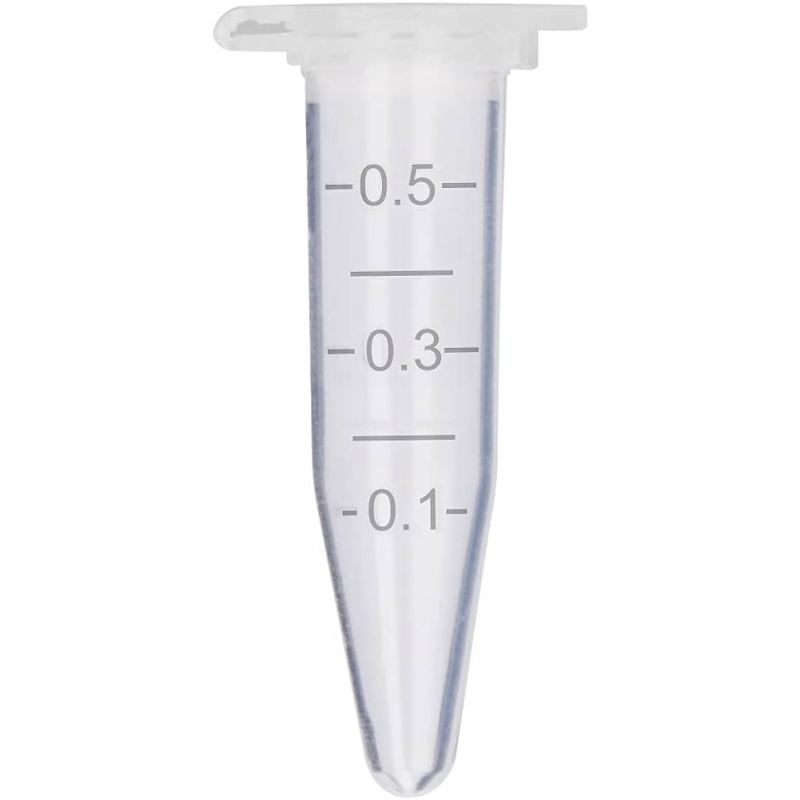 Tub eppendorf 0,5 ml, gradat, cu capac - MASTERLAB - 1000 buc