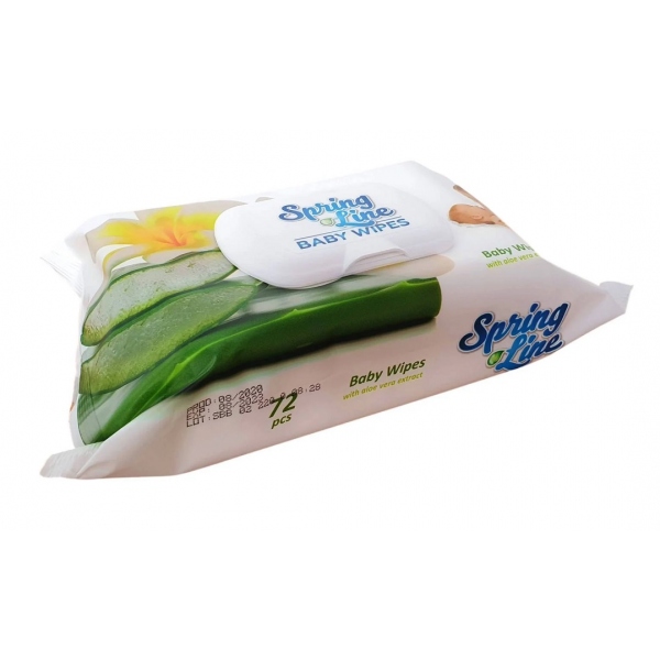 Servetele Umede Baby Wipes cu Aloe Vera - 72 buc 2