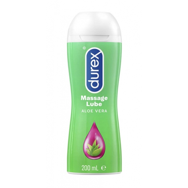 Durex - Gel lubrifiant de uz intim 2 in 1 Massage Aloe Vera - 200 ml