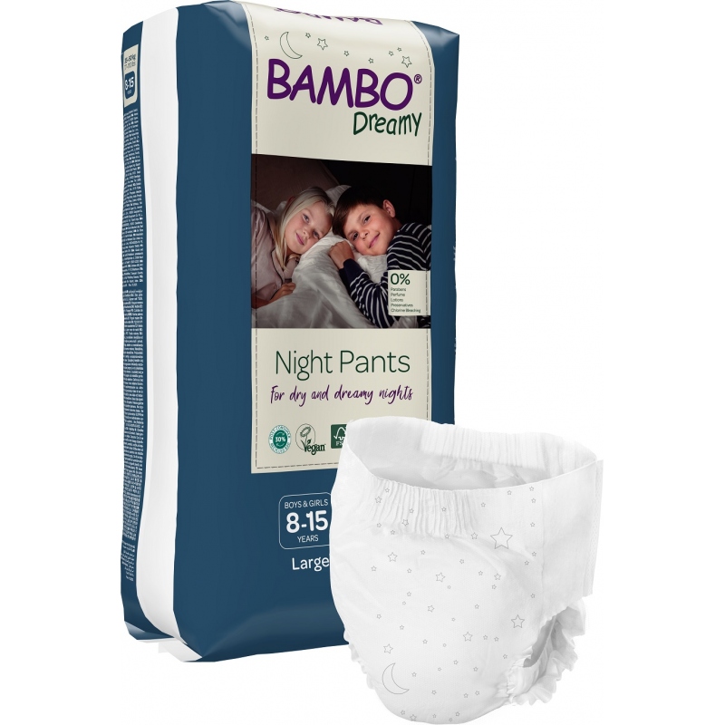 Bambo Dreamy - Scutece de noapte unisex 8 - 15 ani - 10 buc