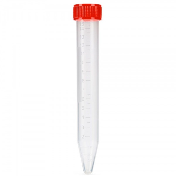 Tub conic pentru centrifuga steril - 15 ml - 100 buc