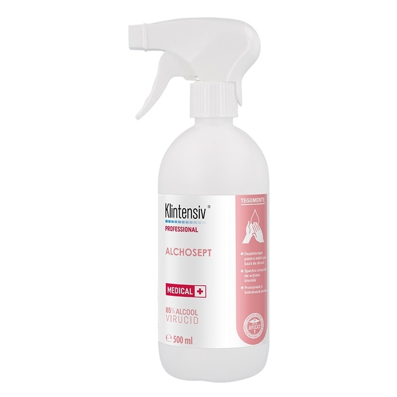 Alchosept - Dezinfectant maini si tegumente pe baza de alcool - 500 ml