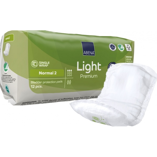 Abena Light Normal 2 - Absorbante anatomice - 12 buc
