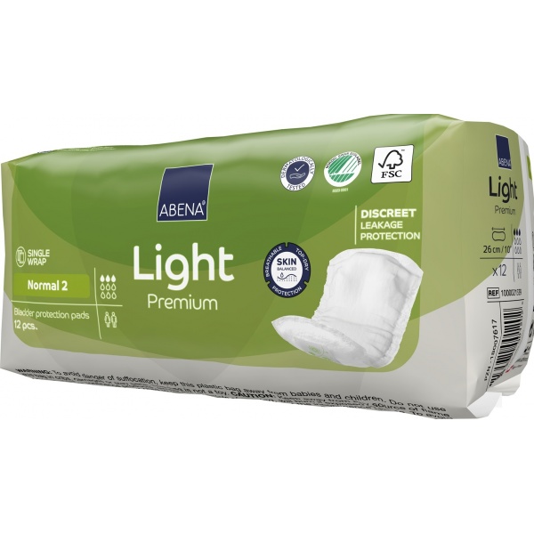 Abena Light Normal 2 - Absorbante anatomice - 12 buc