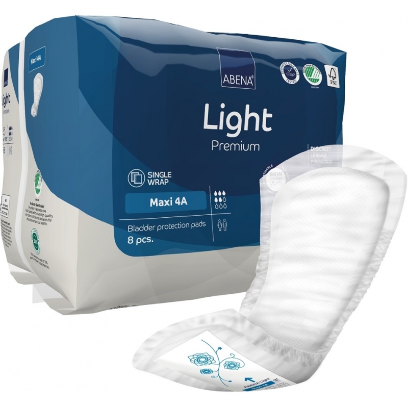 Abena Light Maxi 4A - Absorbante anatomice - 8 buc