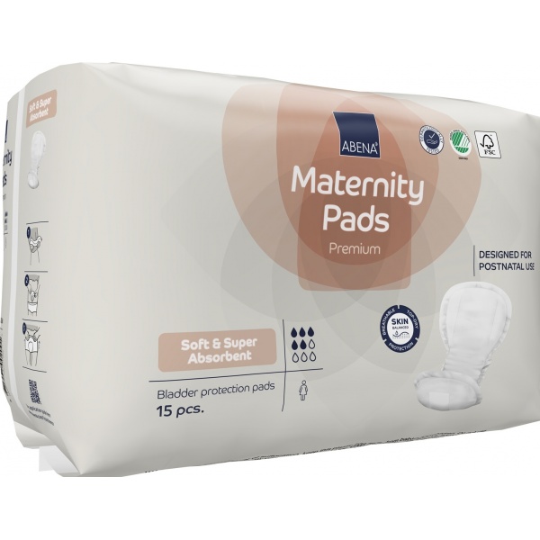 Abena Maternity - Absorbante anatomice post-natale - 15 buc