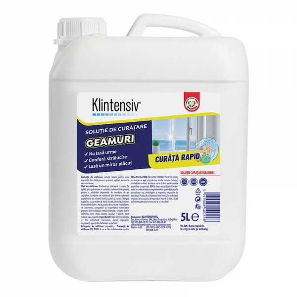 Solutie curatare geamuri Klintensiv - 5 litri