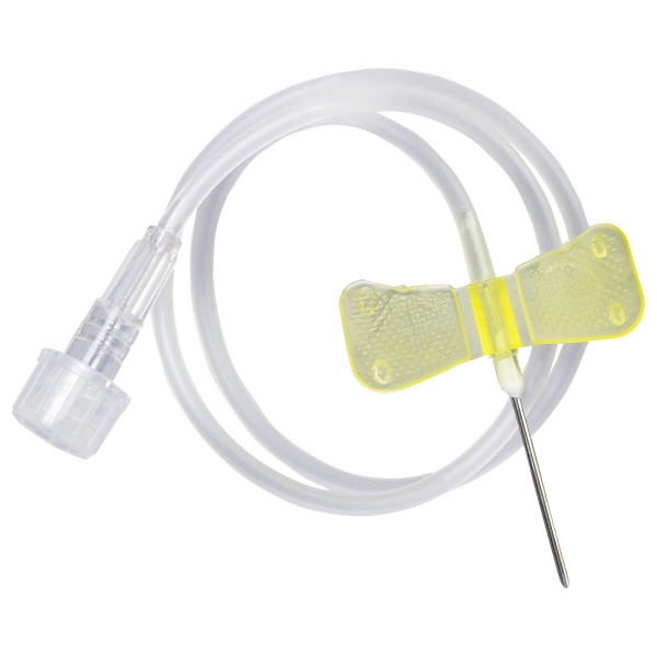 Microperfuzoare, fluturasi PRIMA - 20G - Galben - 100 buc