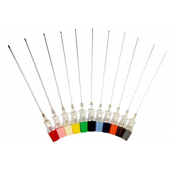 Ace spinale tip Quincke pentru punctii si anestezii - 22G - NEGRU - 50 buc