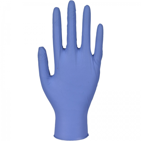 Abena Excellent - Manusi de Examinare din Nitril Antimicrobiene - Albastre - M - 200 buc 2