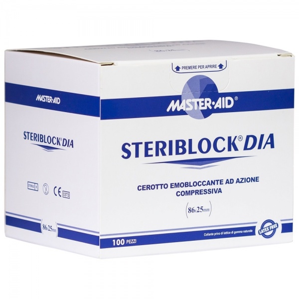 Plasturi hemostatici sterili - 86 x 25 mm - 100 bucati