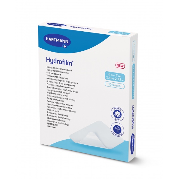 Hydrofilm - Plasture pentru protectia plagii 6 x 7 cm - 10 buc