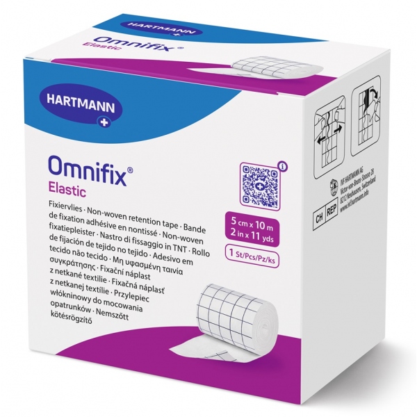 Omnifix - Banda adeziva pe suport netesut - 5 cm x 10 m