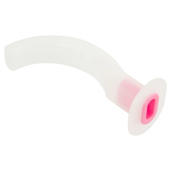 Pipa respiratie tip Guedel - Roz - Nr. 000 - 4 cm