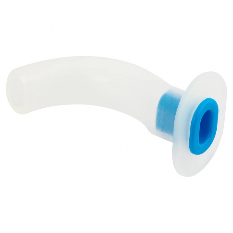 Pipa respiratie tip Guedel - Bleu - Nr. 5 - 11 cm