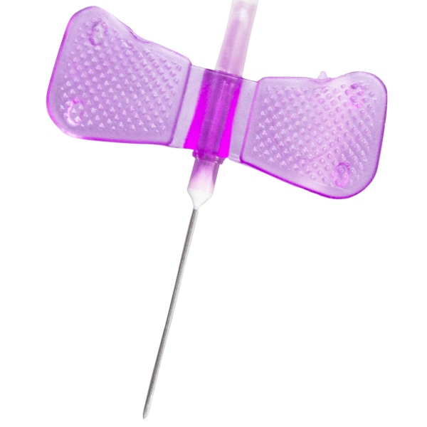Microperfuzoare, fluturasi - 24G - Mov - 100 buc