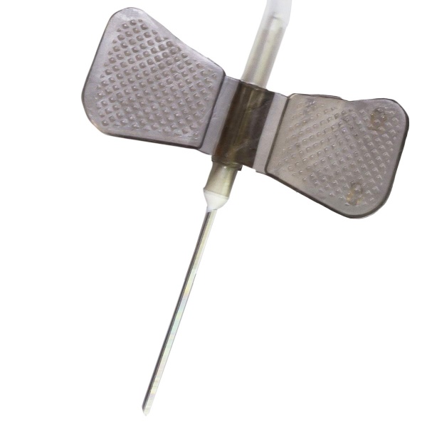 Microperfuzoare, fluturasi - 22G - Negru - 100 buc