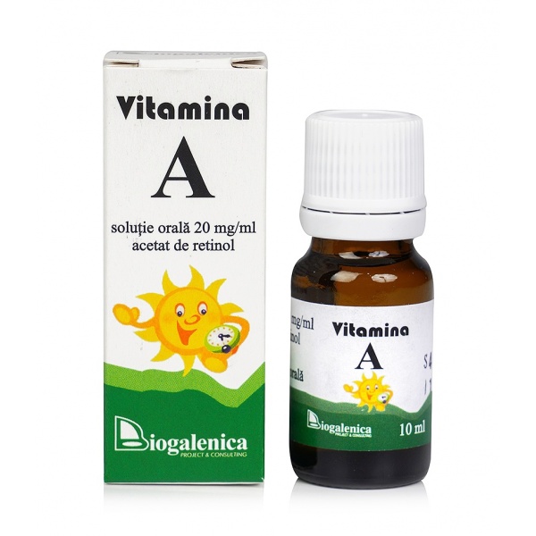 Vitamina A - solutie orala - 10 ml