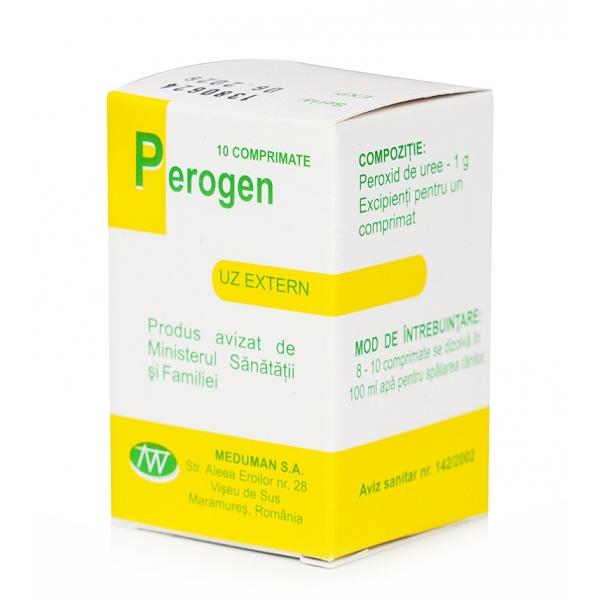 Perogen - dezinfectant plagi - 10 tablete
