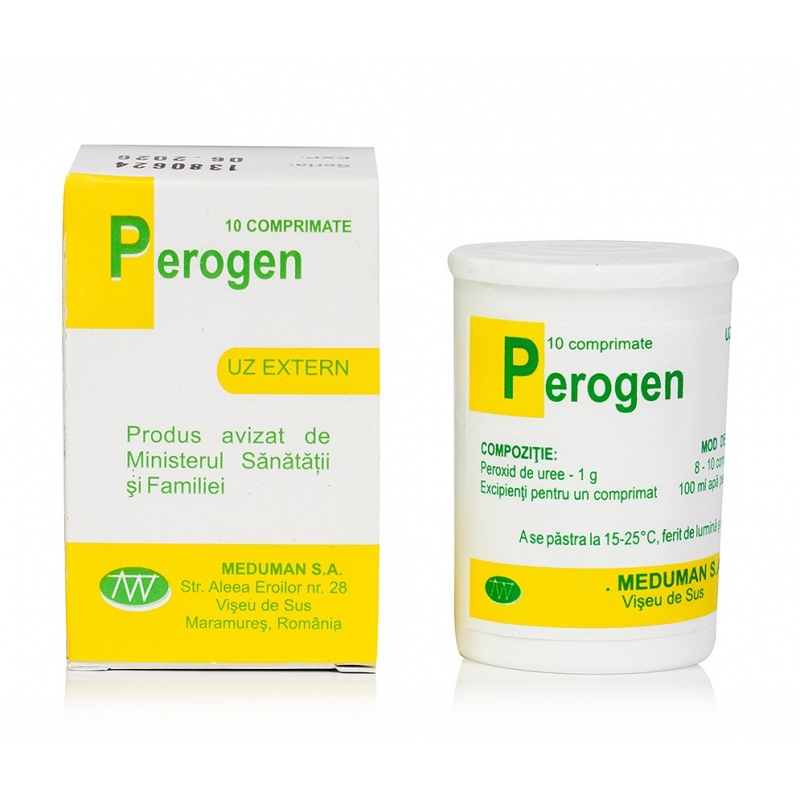 Perogen - dezinfectant plagi - 10 tablete