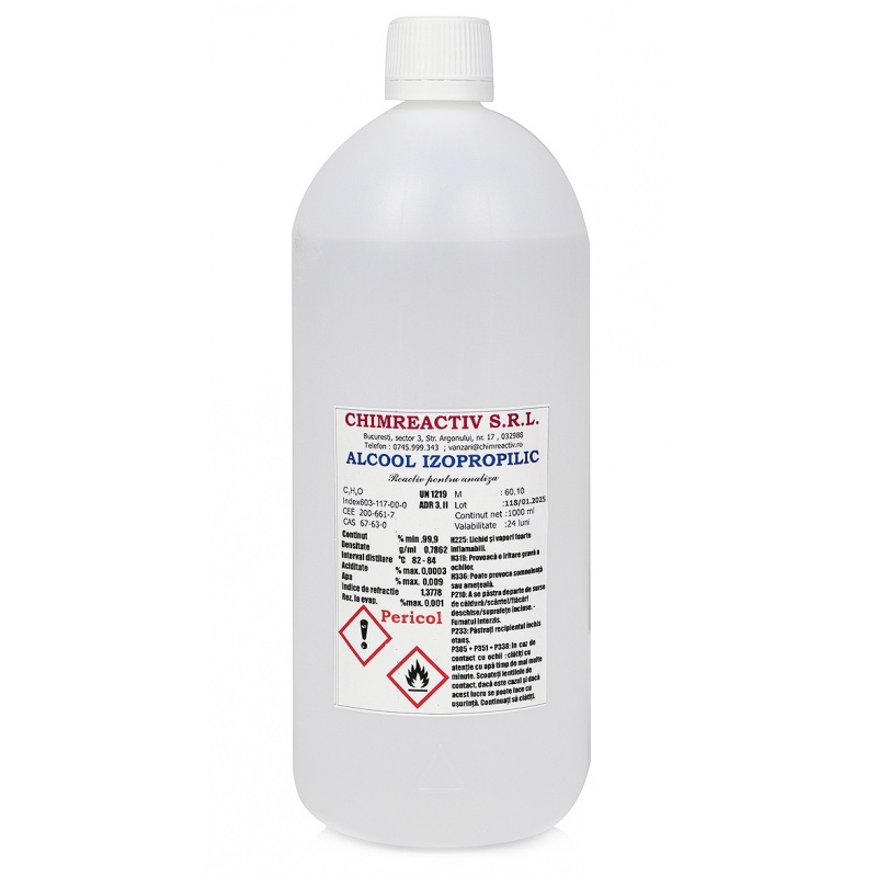 Alcool izopropilic PA - 1 litru