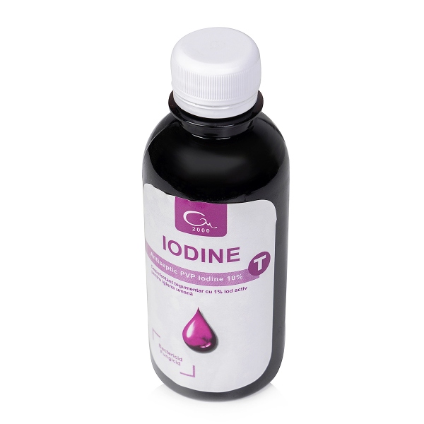 Iodine T - Dezinfectant tegumente pe baza de iod - 200 ml 2
