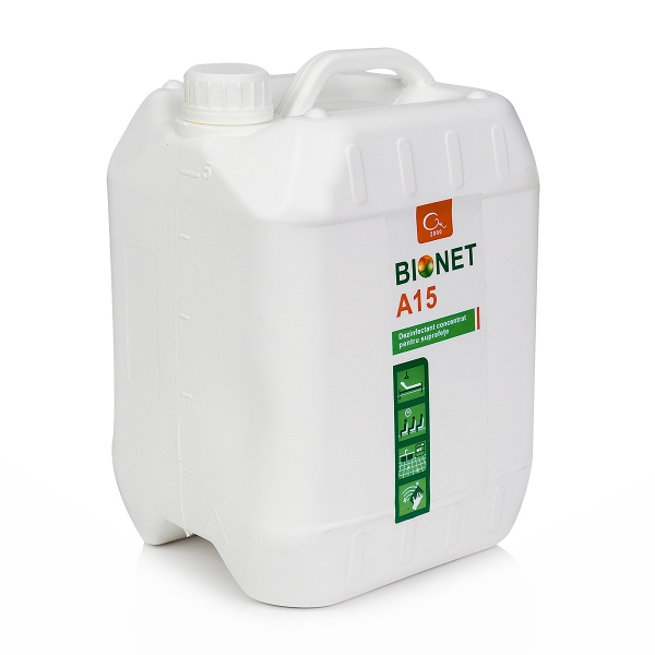 Bionet A15 - Dezinfectant suprafete concentrat - 5 litri 2