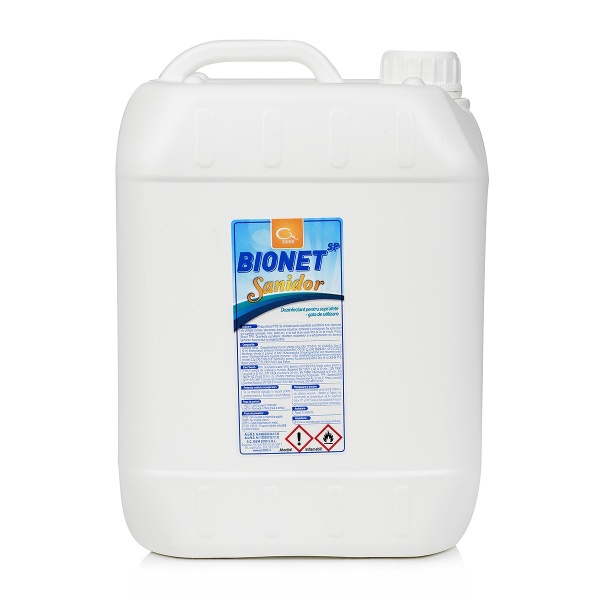 Bionet Sanidor - Dezinfectant de contact gata preparat - 5 litri