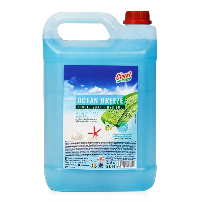 Sapun lichid cremos Ocean Breeaze - 5 litri