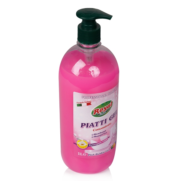 Detergent de vase concentrat Royal Hygiene - Pink Bubble Gum - 1 litru