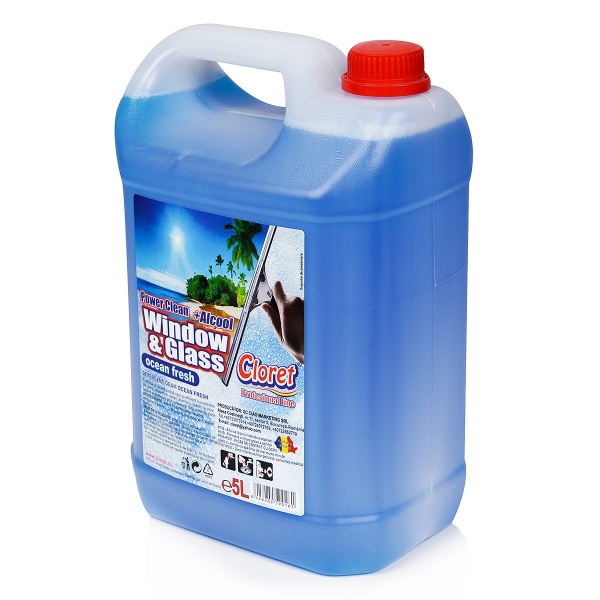 Solutie Geamuri Ocean Fresh - 5 litri
