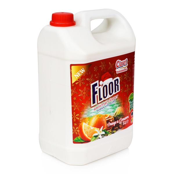 Detergent profesional pardoseli Portocale & Scortisoara - 5 litri 2