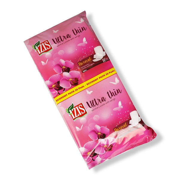 Absorbante cu aripioare Izis - De Zi - 20 bucati