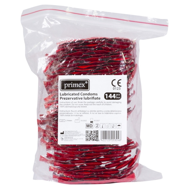 Prezervative lubrifiate - PRIMEX - 144 buc