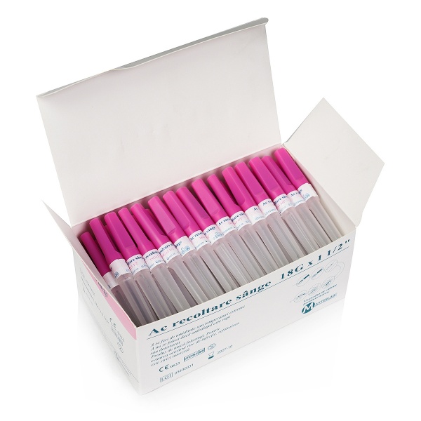 Ace vacutainer - 18G - 100 buc