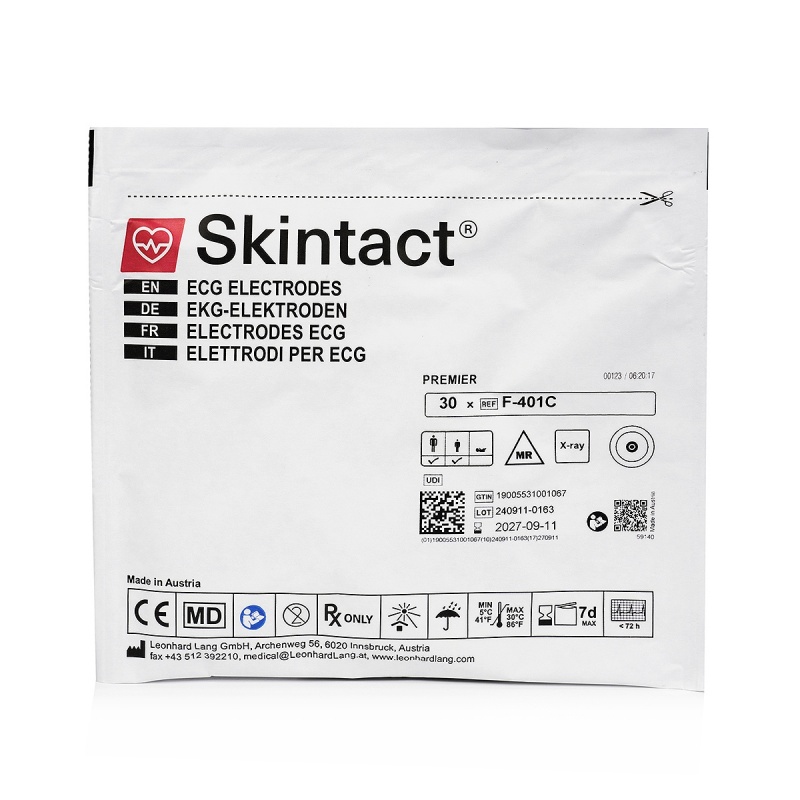 Electrozi EKG Skintact pediatrici cu capsa carbon, F-401C - 30 buc