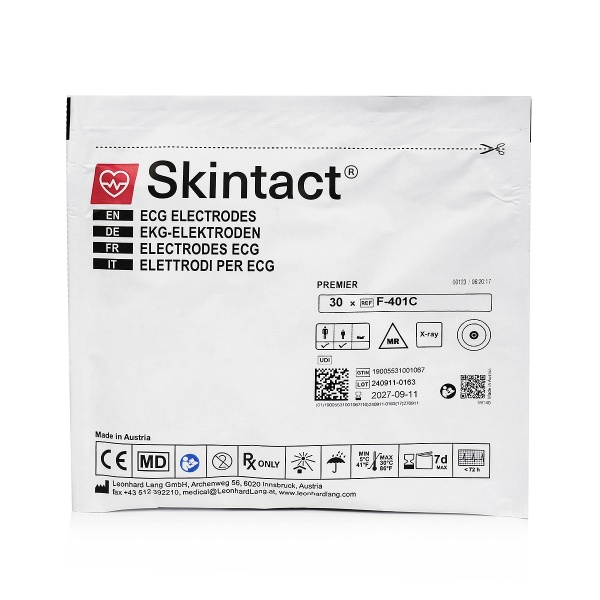 Electrozi EKG Skintact pediatrici cu capsa carbon, F-401C - 30 buc