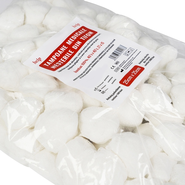 Tampoane medicale nesterile 25 x 25 cm - 100 buc 2
