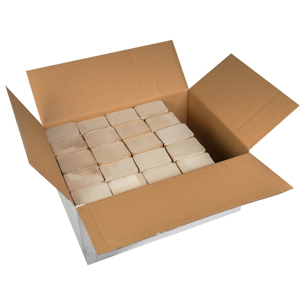 Prosop hartie reciclata pliat - Natur - 150 buc 2