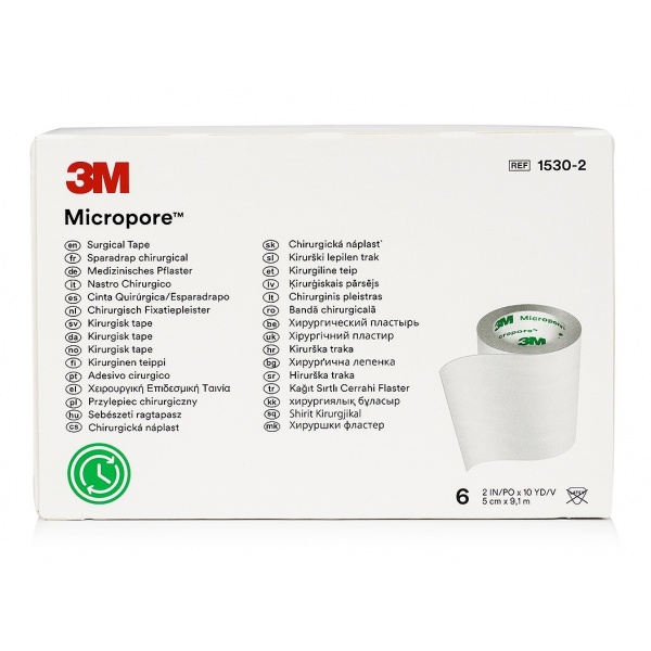 Micropore 3M - Leucoplast hartie - 5 cm x 9.1 m