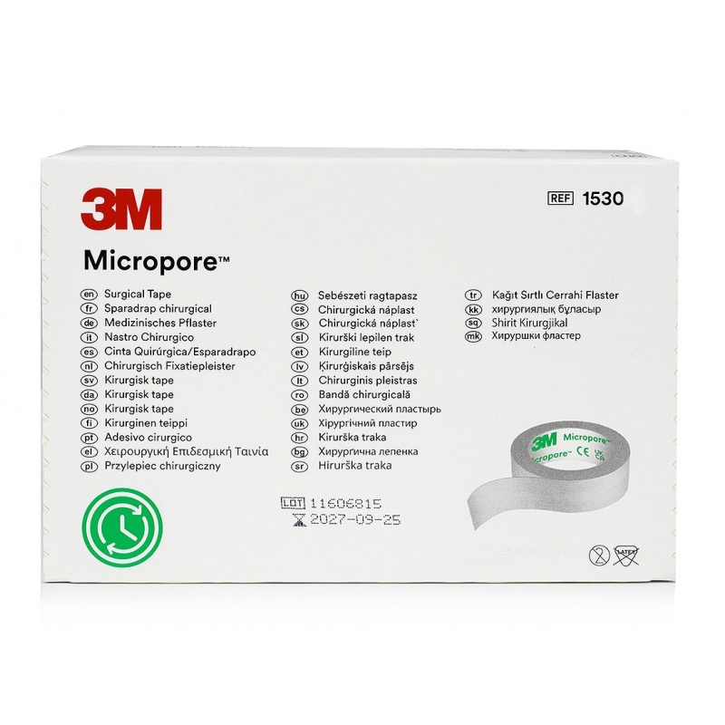Micropore 3M - Leucoplast hartie - 2.5 cm x 9.1 m