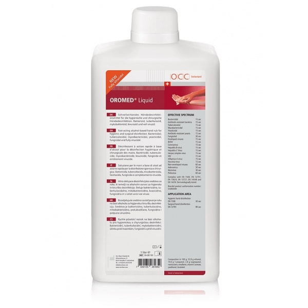 Oromed Liquid - Dezinfectant lichid pentru maini - 1 litru