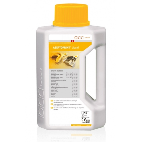 Aseptoprint Liquid - Dezinfectant concentrat amprente dentare - 1 litru