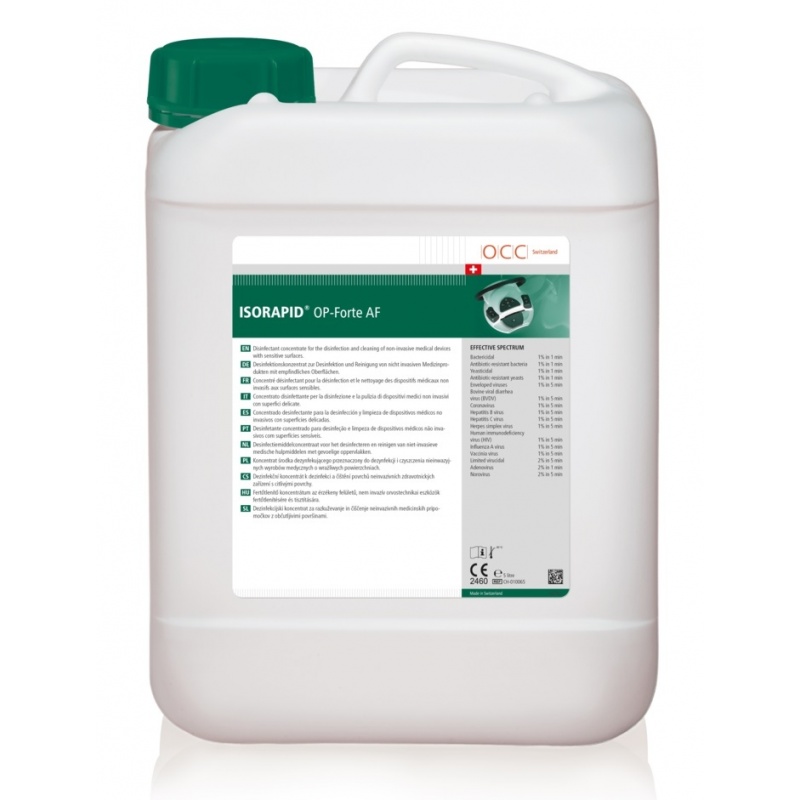 Isorapid OP Forte AF - Dezinfectant concentrat suprafete - 5 litri