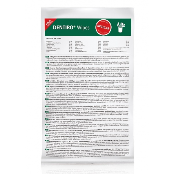 Dentiro Wipes Servetele dezinfectante - 120 buc