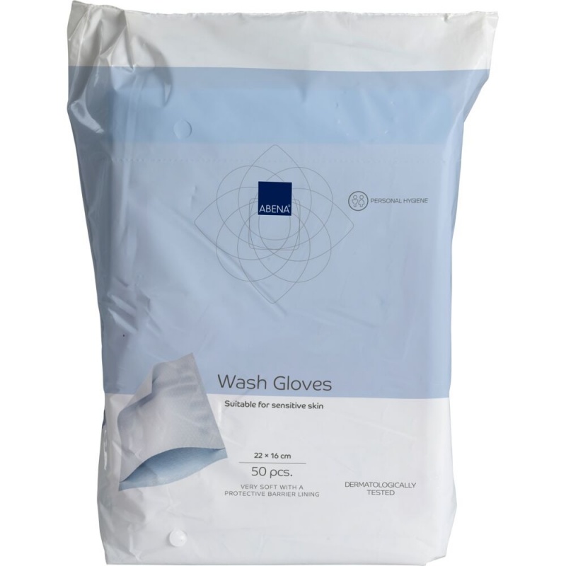 Abena - Manusi pentru spalare pacient - 50 buc