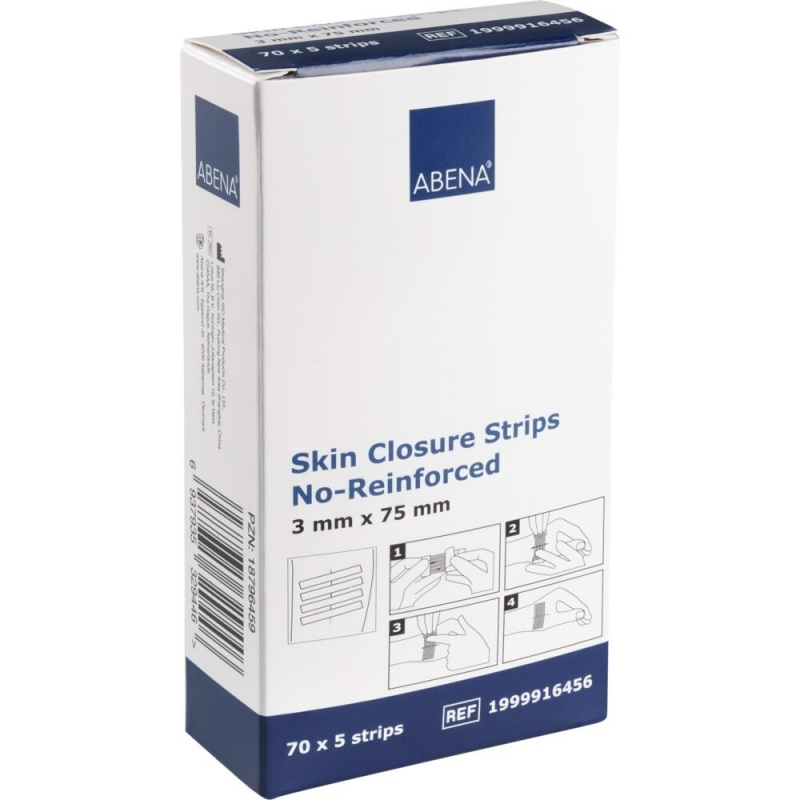 Abena - Stripuri suturi chirurgicale - 3 mm x 75 mm - 350 buc