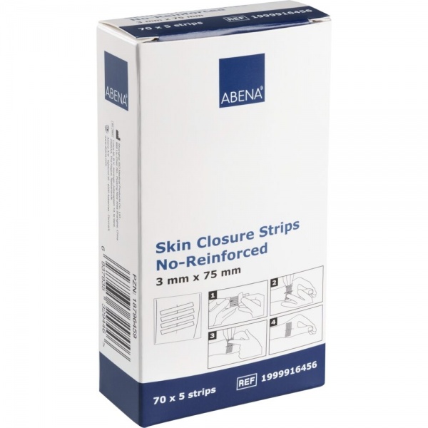 Abena - Stripuri suturi chirurgicale - 3 mm x 75 mm - 350 buc