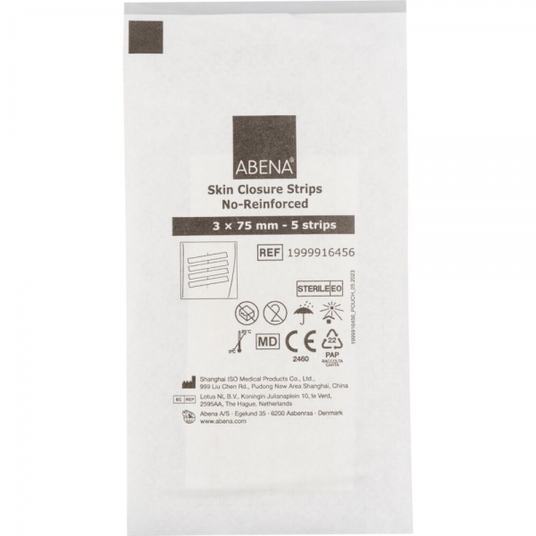 Abena - Stripuri suturi chirurgicale - 3 mm x 75 mm - 350 buc
