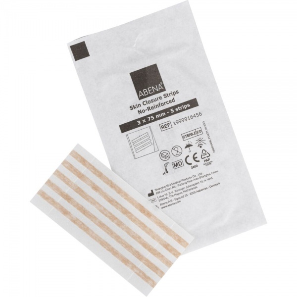 Abena - Stripuri suturi chirurgicale - 3 mm x 75 mm - 350 buc